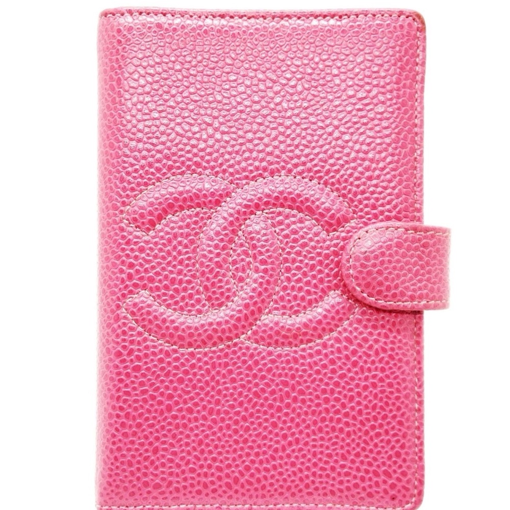 Chanel Small Pink Leather Agenda